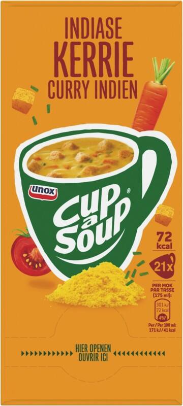 Soupe instantanée Cup-a-Soup Indian Curry 21 Unités de 175 ml