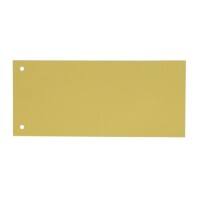 Intercalaires KANGARO Vierge Spécial Jaune Carton Rectangulaire 2 Perforations 07071-07 100 Unités