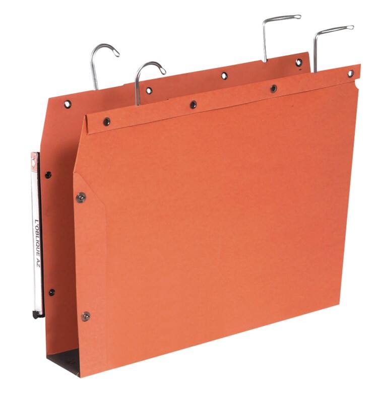 Dossiers suspendus ELBA Ultimate Folio Orange Carton Manila 25 unités bas U 50 mm