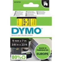 Ruban d’étiquettes Dymo D1 S0720730 / 40918 d’origine Autocollantes Noir sur jaune 9 mm x 7 m