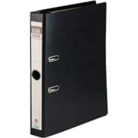 Classeur suspendu ELBA Étroit Rado A4 50 mm Noir 2 Anneaux Carton Portrait