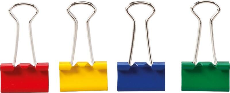 Pinces double clip 19 mm Assortiment 50 unités