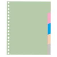 Intercalaires KANGARO Vierge A5 Assortiment 5 intercalaires Carton Rectangulaire 17 Perforations P505M