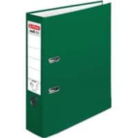 Classeur à levier herlitz MaX.file Nature Plus A4 80 mm 2 anneaux 100 % carton recyclé Relief Portrait Vert