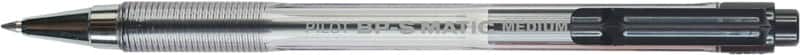 Stylo-bille Pilot BP-S Matic Rétractable Noir 0,4 mm Moyen Conique Rechargeable