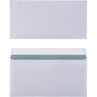 Enveloppes Viking Sans fenêtre DL 220 (l) x 110 (h) mm Bande adhésive Blanc 80 g/m² 1 000 Unités