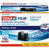 Dévidoir tesa tesafilm Easy Cut SMART Easy Cut SMART Noir 15 mm (l) x 10 m (L)