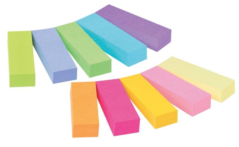 Index Post-it Assortiment 15 x 50 mm 50 x 10 unités