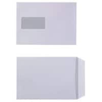 Enveloppes Office Depot Avec fenêtre C5 162 (l) x 229 (h) mm Gommée Blanc 90 g/m² 500 Unités