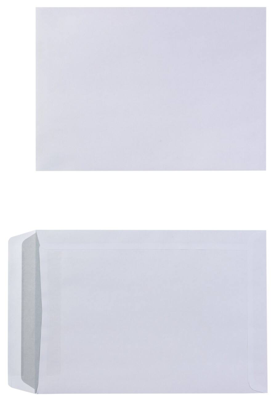 Enveloppes Office Depot C5 90 g/m² Blanc Sans Fenêtre Autocollante 100 Unités