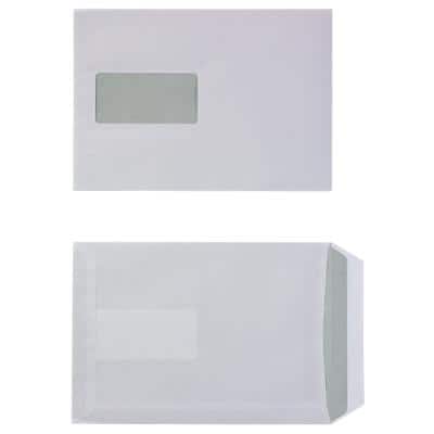 Enveloppes Viking C5 90 g/m² Avec fenêtre Autocollante Blanc 162 (l) x 229 (h) mm 500 Unités