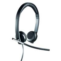 Casque filaire Logitech H650E Sur tête USB Avec microphone Noir