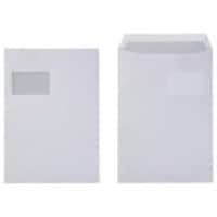 Enveloppes Office Depot C4 120 g/m² Avec fenêtre Bande adhésive Blanc 229 (l) x 324 (h) mm 250 Unités