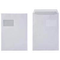 Enveloppes Viking C4 120 g/m² Avec fenêtre Bande adhésive Blanc 229 (l) x 324 (h) mm 250 Unités