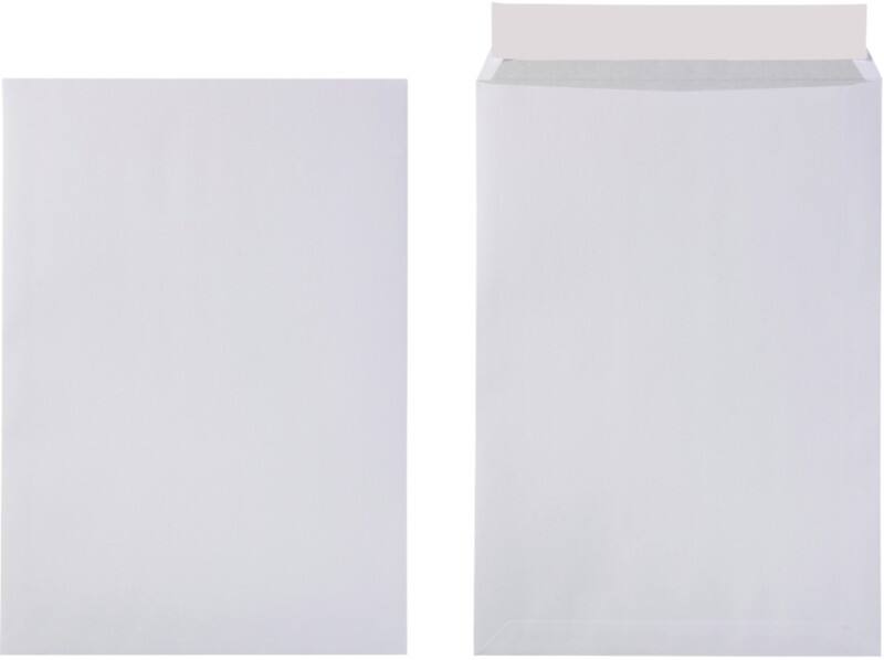Enveloppes Viking Sans fenêtre B4 250 (l) x 353 (h) mm Bande adhésive Blanc 120 g/m² 250 Unités