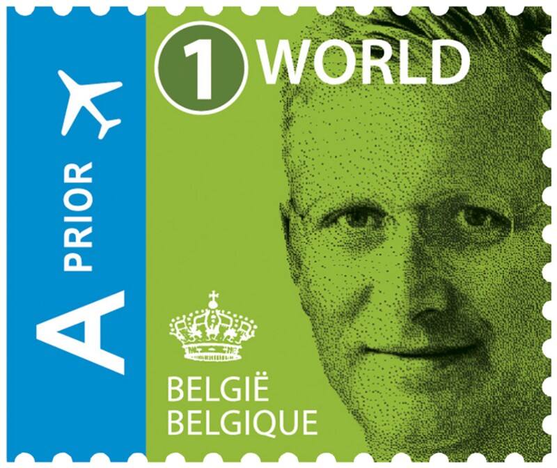 Timbres-poste bpost Prior Tarification internationale 50 Unités