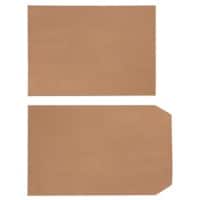 Enveloppes Office Depot Sans fenêtre C5 162 (l) x 229 (h) mm Autocollante Brun 90 g/m² 500 Unités