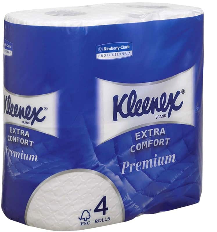Papier toilette Kleenex 4 épaisseurs 8484 4 Rouleaux de 160 Feuilles