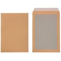 Enveloppes à dos carton Viking B4 Bande adhésive Brun 250 (L) x 353 (H) mm Sans Fenêtre 130 g/m² Recycled 100 Unités
