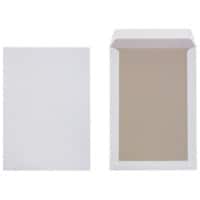Enveloppes dos carton Viking C4 120 g/m² Blanc Sans Fenêtre Bande adhésive 229 x 324 mm 100 Unités