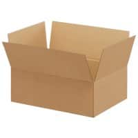 Caisse en carton American Niceday 433 (l) x 310 (P) x 162 (H) mm Brun 20 Unités