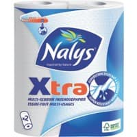 Essuie-tout Nalys Xtra 2 épaisseurs 2 Rouleaux de 44 Feuilles