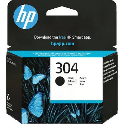 HP 304 noir HP Cartouches jet d'encre HP Cartouches d'encre HP 304  (N9K06AE) cartouche d'encre (d'origine) - noir
