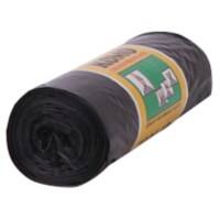 Sac-poubelle Komo Komo 60 L Poignées coulissantes Noir Plastique 55 microns 15 Unités