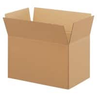 Boîte American Niceday Carton ondulé 500 (l) x 300 (P) x 300 (H) mm Brun 10 unités