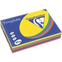 Papier couleur Trophée A4 Clairefontaine Assortiment 80 g/m² Mat 500 Feuilles