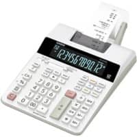 Calculatrice de bureau imprimante Casio FR-2650RC Avec rouleau 12 chiffres Blanc