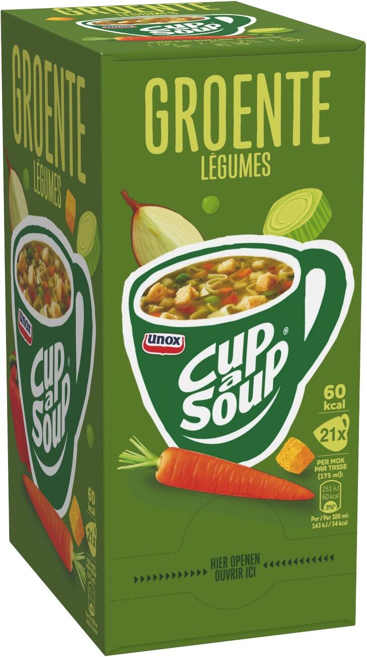 Soupe instantanée Cup-a-Soup Légumes 39045701 21 Unités de 175 ml