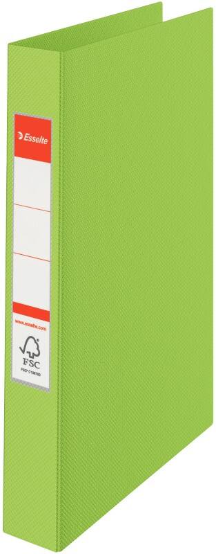 Classeur à anneaux Esselte 25 mm Carte, PP (Polypropylène) A4 23 Anneaux Vert