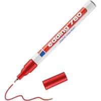 Marqueur peinture edding 780 - Pointe extra fine en métal - Rouge