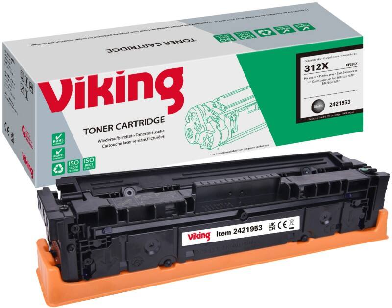 Toner Viking 312X compatible HP CF380X Noir