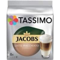 Capsules de café Tassimo Caféiné 33 g 8 unités