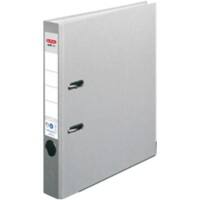 Classeur à levier herlitz MaX.file Nature plus A4 55 mm Gris 2 anneaux Carton, Papier kraft Relief