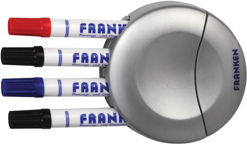 Porte-marqueurs et auget pour tableau Franken Avec Porte-Stylet Argenté