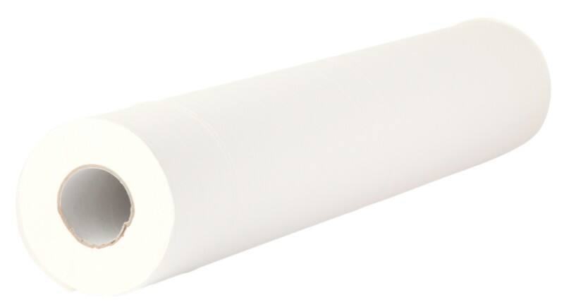 Drap d'examen médical Sans pliage Blanc 2 épaisseurs 12 Rouleaux de 150 Feuilles