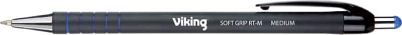 Stylo-bille Viking Soft Grip RT-M Rétractable Bleu 0,5 mm Moyen Ogive