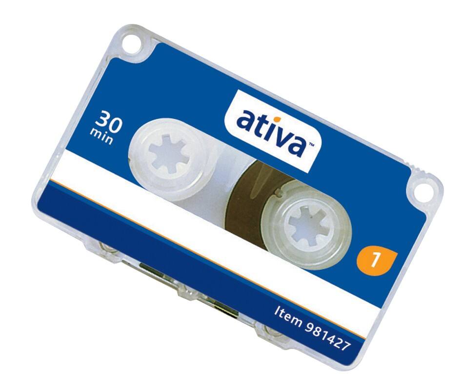 Mini Cassette Ativa 981427 Bleu