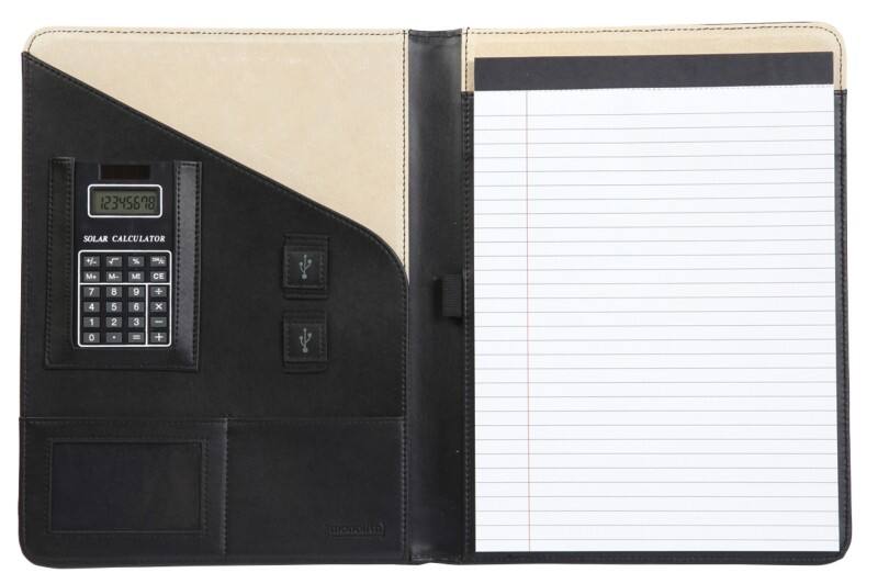 Conférencier Monolith 2925 Cuir Noir 24,2 x 2,4 x 32,3 cm