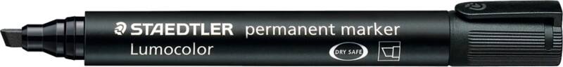 Marqueur permanent STAEDTLER Lumocolor 350 Large Biseauté 2,0 - 5,0 mm Noir Rechargeable