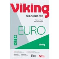 Bloc pour chevalet Viking Euro 70 g/m² Page blanche Recyclé 5 Unités de 20 Feuilles