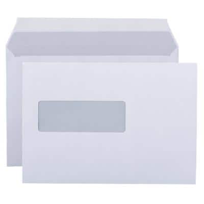 Enveloppes Office Depot EA5 80 g/m² Avec fenêtre Bande adhésive Blanc 220 (l) x 156 (h) mm 500 Unités