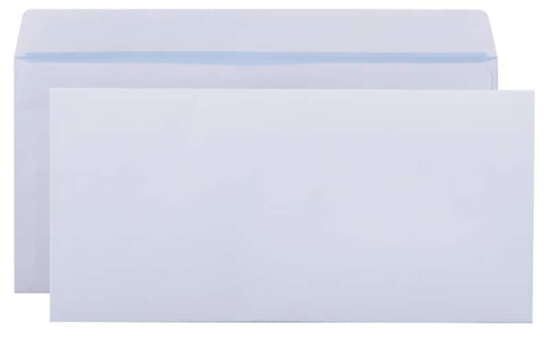 Enveloppes Viking Sans Fenêtre C6/5 229 (L) x 114 (H) mm Autocollante Blanc 80 g/m² 500 Unités