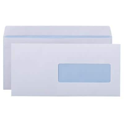 Enveloppes Viking C6/5 80 g/m² Avec fenêtre Autocollante Blanc 114 (l) x 229 (h) mm 500 Unités