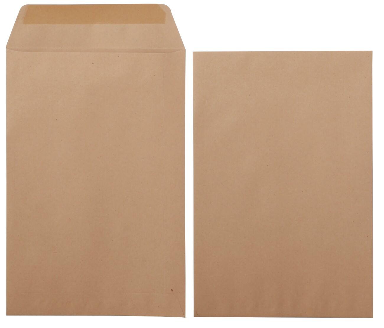 Pochettes kraft Office Depot Non Standard 90 g/m² Brun Sans Fenêtre Gommée 500 Unités