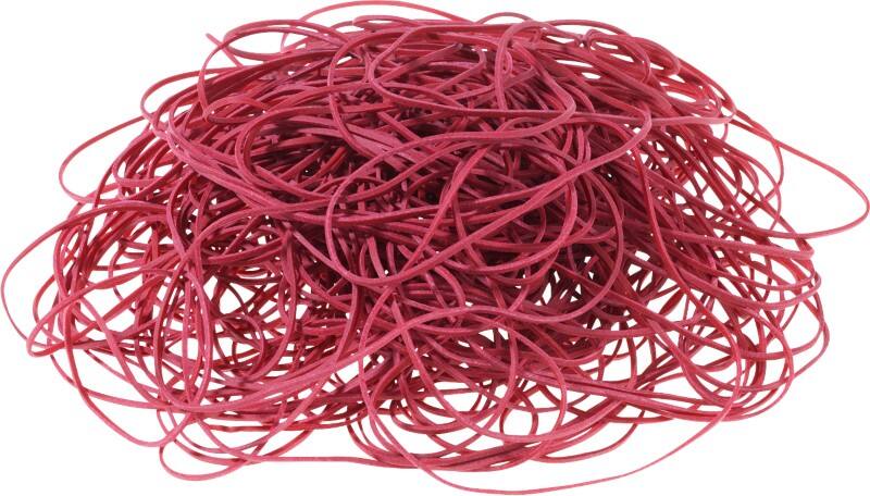 Élastiques en caoutchouc Viking 150 x 1,5 mm Ø 100 mm Rouge 500 g