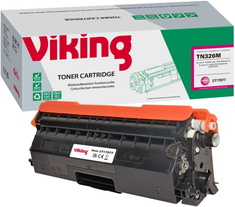 Toner Viking reconditionné Brother TN-326M Magenta
